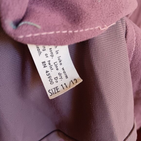 Vintage Women's S/M 1970's Boho Lavender Skirt & Vest Set Purple Mom - Picture 6 of 6